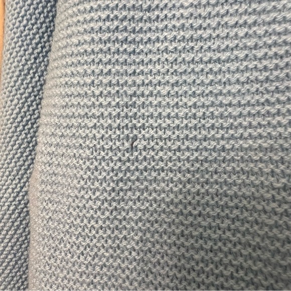 The Reset Funnel Neck Sweater Tiffany Blue S/M Feminine Minimalist Contemporary - Picture 7 of 8